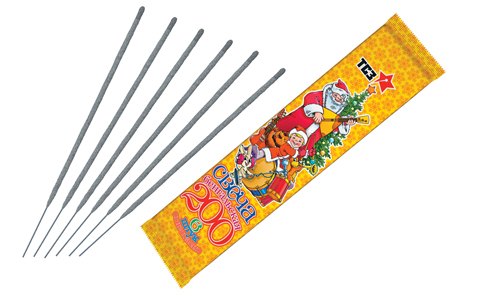  Бенгальские свечи 6 шт 200 мм в пакете  в Туапсе